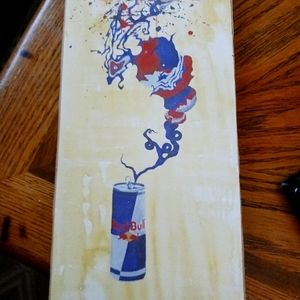 Red bull wall art